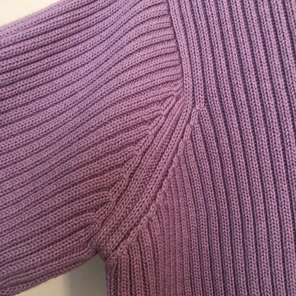 Eileen Fisher Lavender V-Neck Sweater - Size Medium - Picture 5 of 6